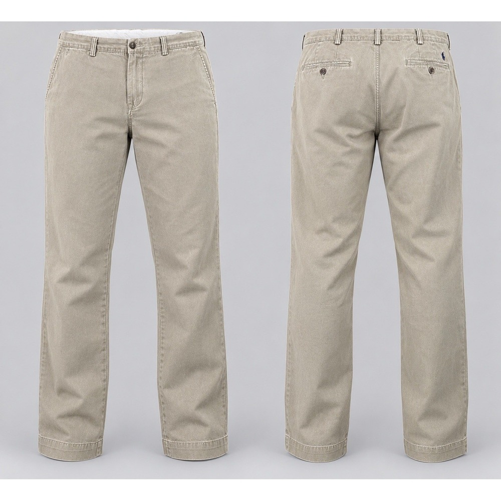 Polo Ralph Lauren Chinos Pants Mens 38x32 green Classic Fit The Polo Chino